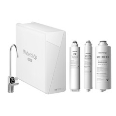 Waterdrop X8 Reverse Osmosis System,2:1 Pure to Drain,Smart Faucet,with 3 filter
