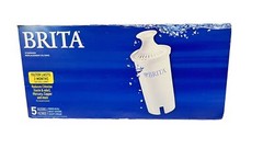 Brita Water Pitcher Standard Replacement Filters Cartridges 5 Pack NEW