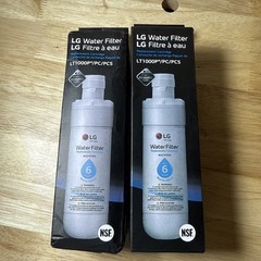 LG Water Filter Replacement Cartridge LT1000P/PC/PCS / 2 PC LOT
