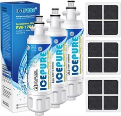 ICEPURE ADQ36006101 Replacement for LG LT700P Kenmore Elite & Air Filter- 3Combo