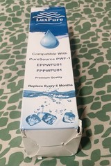 LuxPure Refrigerator Water Filter Compatible PureSource PWF-1 EPPWFU01 FPPWFU01