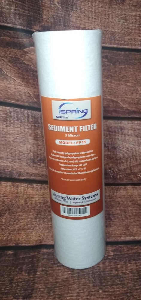 iSpring Filter – Sediment Filter 5 Micron (Model FP-15) ispring Water Systems