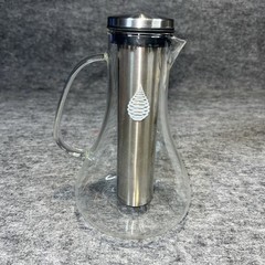 Invigorated Water pH Replenish Glass Alkaline Water Pitcher – 60 oz