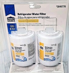 Project Source #3846776 G-1-2 Refrigerator Water Filter fits GE MWF – 2-Pack NEW