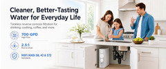 ANGEL X2 Tankless Reverse Osmosis Water Filter System, 700GPD, Removes 99% PFAS