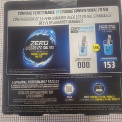 ZEROWATER 5 Stage Advanced Filtration Replacement Water Filters 2 Count New