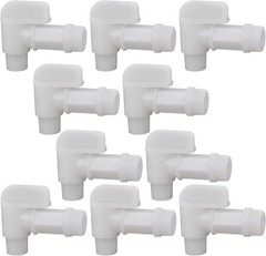Plastic Faucet Spigot Drum Faucet, 3/4 NPT for Water 10 Pack