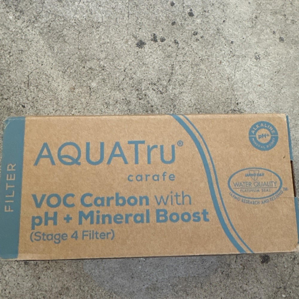 AquaTru Carafe VOC Carbon with pH+ Mineral Boost Stage 4 Filter