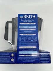 Brita Water Filter System Black Pitcher 5 Cup Capacity 1 Filter Space Saver