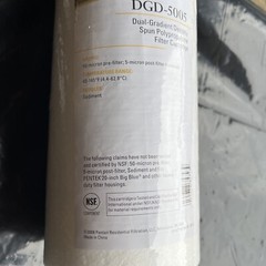 Pentek DGD-5005 10 x 4.5 Whole House Dual Gradient Density Spun Sediment Filter