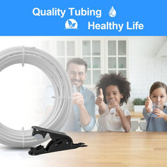 100FT 1/4 Inch O.D.RO Water Tubing,Nsf Certified Pipe for Ro(Reverse Osmosis) Wa