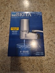 Brita 35618 On Tap Faucet Mount 1 Liter Water Chrome Filter System