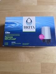 Brita Elite Faucet Replacement Filters 3 Pack Chrome FR-200 Removes 99% Lead
