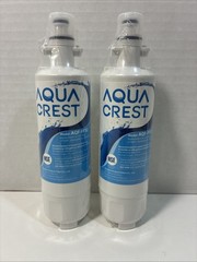 2 AquaCrest Refrigerator Water Filters AQF-FF32 New In Package for Kenmore & LG