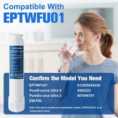 6-2 Pieces for Frigidaire EPTWFU01 PureSource Ultra II Refrigerator Water Filter