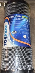 Pureplus CTO10BB Sintering Carbon Water Filter Cartridge 5 Micron 10″ x 4.5