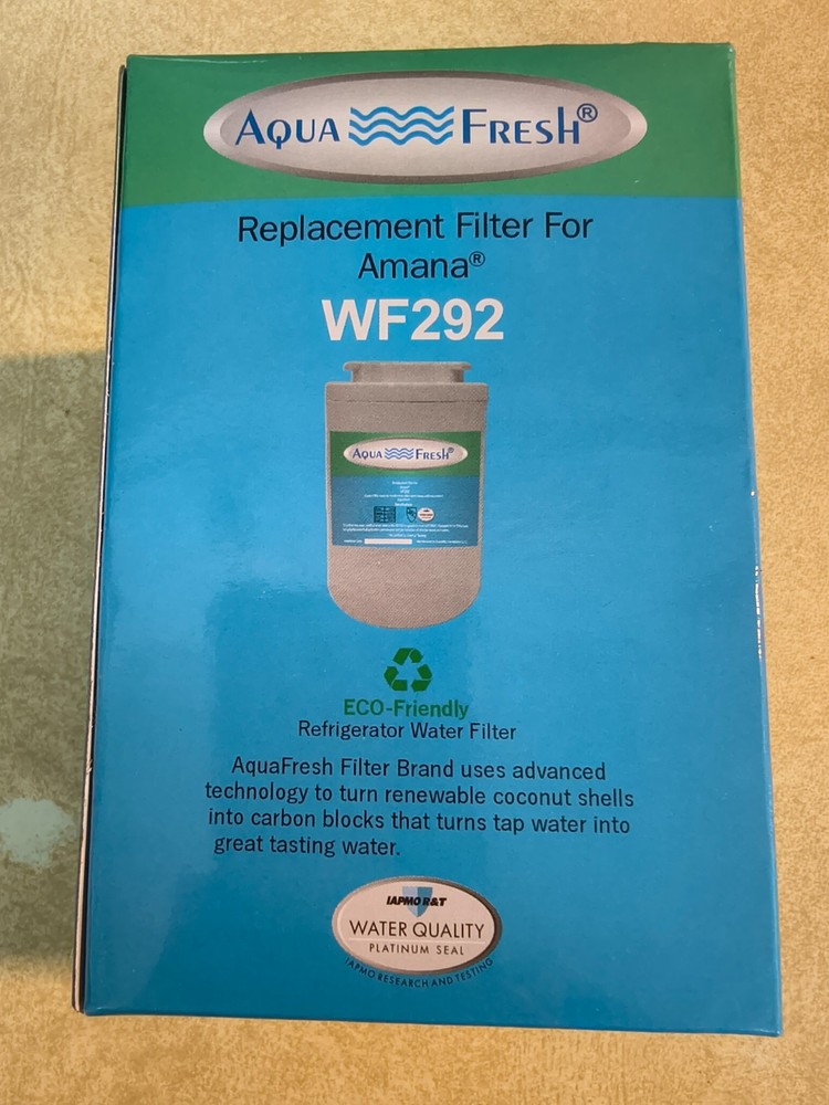 AMANA WF292 Refrigerator Water Filter Replacement NEW AQUA FRESH