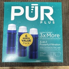 PUR Plus Water Filter Replacement for Pitchers & Dispensers 3 Count