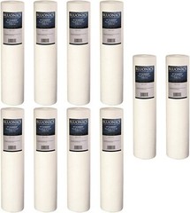 Bluonics 10 Pack 4.5×20″ Sediment Water Filters 5 Micron Replacement Cartridges