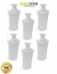 (6) Premium Charcoal Water Filters for BRITA & MAVEA Pitchers Replacement Filter