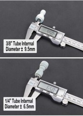 50PCS 1/4″-3/8″ Quick Connect Straight +50 Quick Connect Tee Fitting 1/4″-1/4″