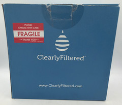 ClearlyFiltered Gravity Fed Water Pitcher for Fluoride Removes Contaminants