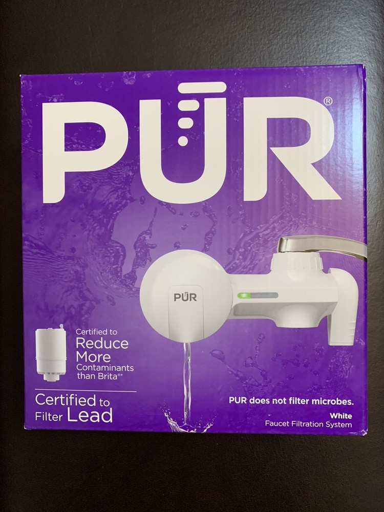 PUR Faucet Filtration System w/Filter White Model PFM150W Brand New