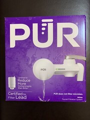 PUR Faucet Filtration System w/Filter White Model PFM150W Brand New