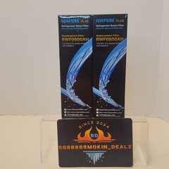 2 ICEPURE Plus Refrigerator Water Filter Replacements RWF0900AH