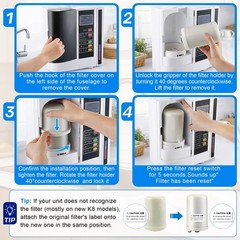 Premium Water Ionizer Filter Replacement, NSF 372 Certified, Compatible with Kan