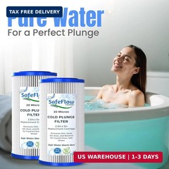 5″ x 2.5″ Cold Plunge Filter 20 Micron – Fits The Pod Ice Cold Plunge Water Chil