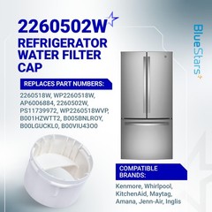 Refrigerator Water Filter Cap Replacement For Kenmore Whirlpool ABS Durable