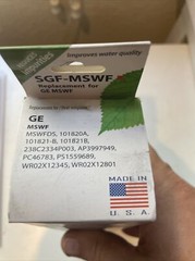 Replacement GE MSWF 101820A Kenmore 469914 Refrigerator Water Filter SGF-MSWF