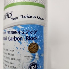 Puroflo Reverse Osmosis Carbon Block Water Filter 5 Micron 2.5″ x 10″ 91289