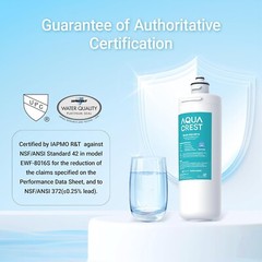 AQUA CREST OCS2 Under Sink Water Filter,Fits Everpure 2CB5, 2H-L