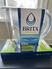 Brita 10-Cup Water Filter Pitcher (New in Box) with 2 Elite Filter