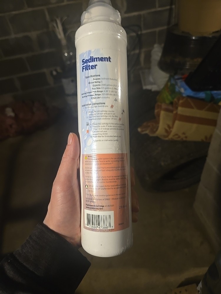41407001 Quick Change Sediment Filter