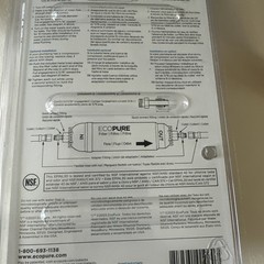 EcoPure EPINL30 5 Year In-Line Refrigerator Filter
