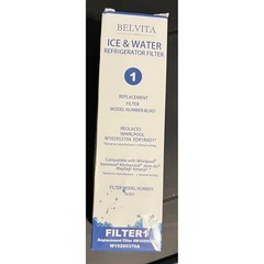 Belvita Ice & Water Refrigerator Filter 1 Replacement Model BL001 New In Box