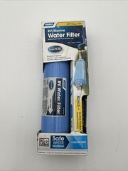 CAMCO RV/Marine Water Filter KDF GAC Carbon/Charcoal 40043 with Hose Protector