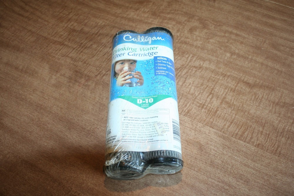 Lot Of 2 NOS Culligan Drinking Water Filter Cartridges D-10 2-Pack See Pix!!