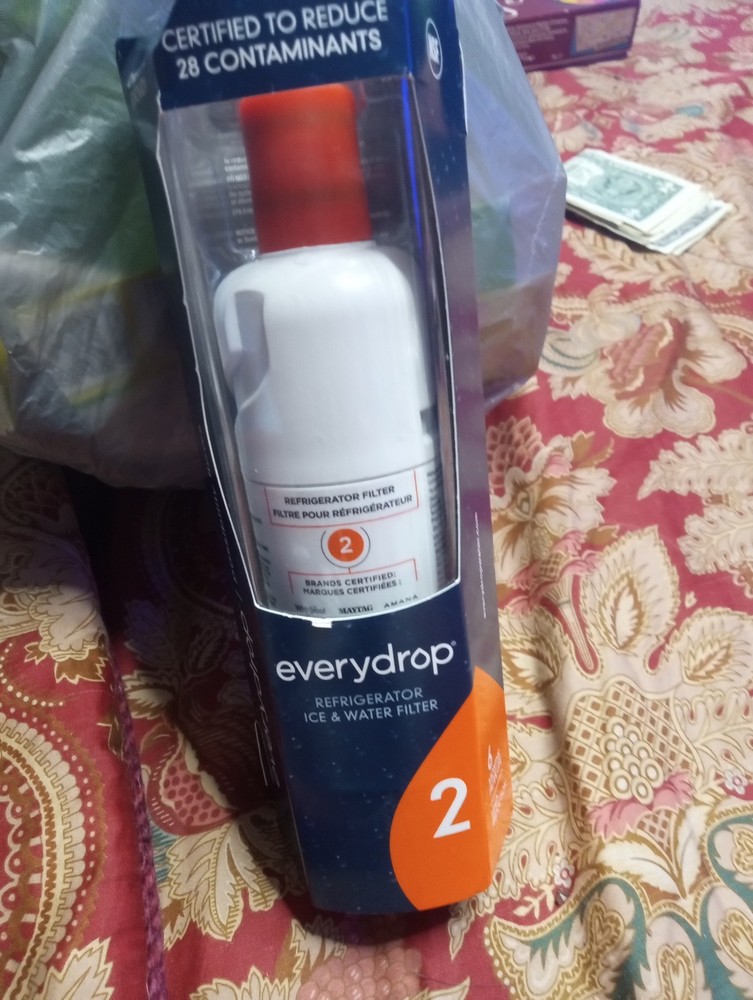 Whirlpool EveryDrop Refrigerator Ice and Water Filter 2, White, W10735425
