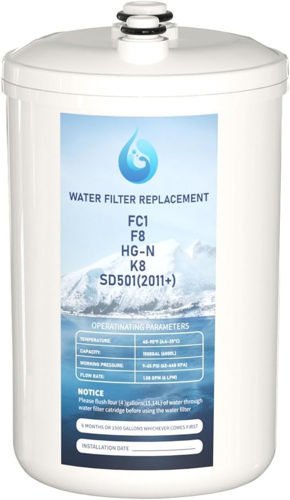 FC1 F8 HG-N Water Filter Replacement Compatible Enagic Leveluk F8 and HG-NFC1 F8