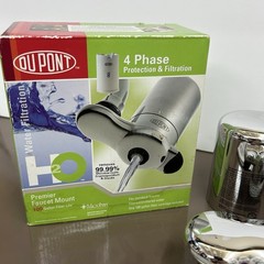 Dupont Premier Faucet Mount With 4 Phase 100 Gallon Filter Silver