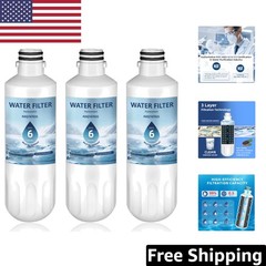 3-Pack LT1000P Water Filters – Lead-Free, Easy Replacement, 6- Lifespan