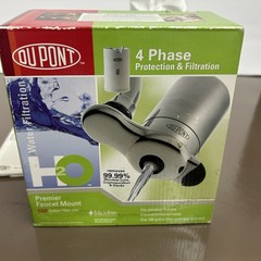 Dupont Premier Faucet Mount With 4 Phase 100 Gallon Filter Silver