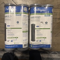 Lot Of 2 -Culligan SCWH-5 Carbon FINE Water Filters 5 micron (2 Pack/ 4 Filters)