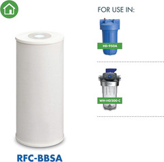 25 Micron Whole House Water Filter – 10″x4.5″ Replacement (Pack of 3)