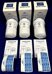Lot Of 3 Glacier Fresh GF-MWF Refrigerator Water Filters for GE Kenmore Sealed