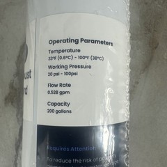 Glacier Fresh GF-009X Ice & Water Refrigerator Filter Replacement New